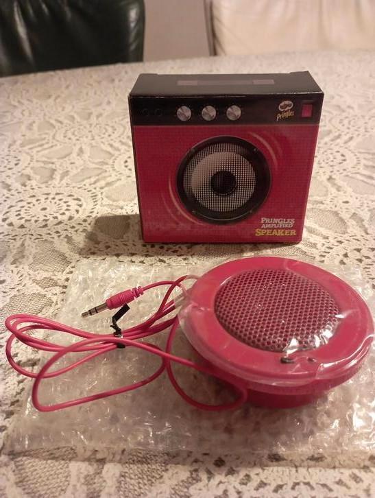 Pringles amplified speaker (geluidsbox), Audio, Tv en Foto, Overige Audio, Tv en Foto, Ophalen of Verzenden