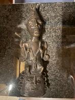 Bronzen Bini Edo Stijl Beeldje, Antiek en Kunst, Kunst | Niet-Westerse kunst, Ophalen of Verzenden