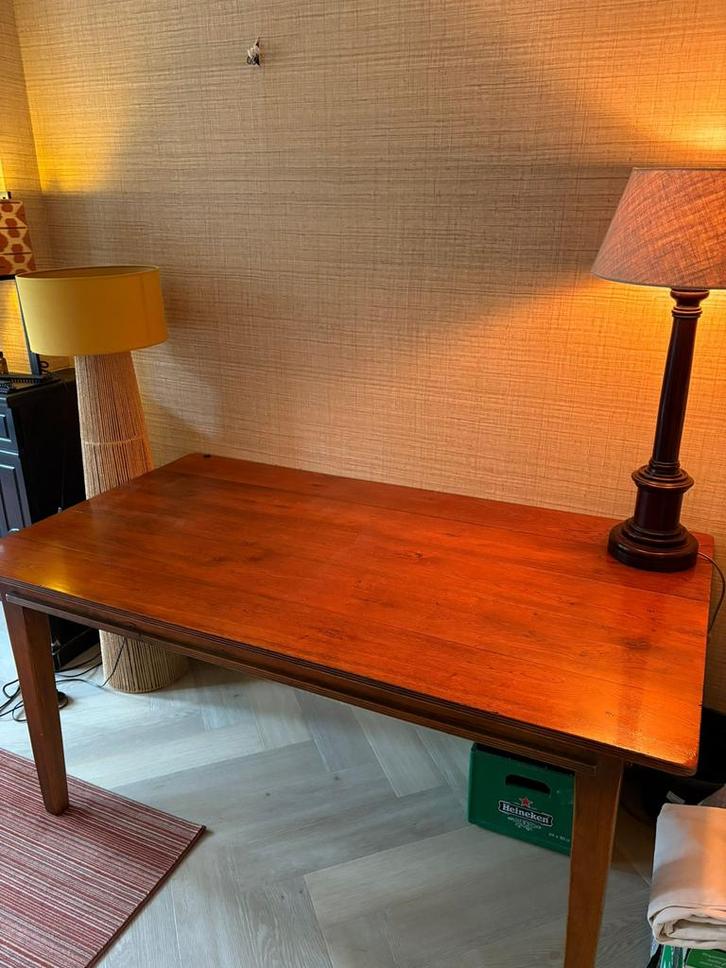 Mooie houten antieke eettafel, Huis en Inrichting, Tafels | Eettafels, Zo goed als nieuw, 50 tot 100 cm, 150 tot 200 cm, Vier personen