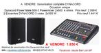 Dynacord geluidsinstallatie powermate + speakers, Zo goed als nieuw, 120 watt of meer, Front, Rear of Stereo speakers, Ophalen
