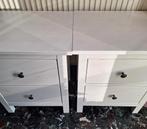 Hemnes Ikea witte nachtkastjes 2 stuks, Huis en Inrichting, Ophalen, Zo goed als nieuw