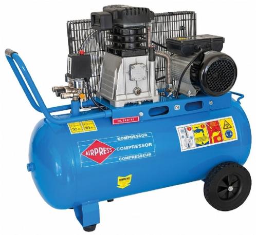 Airpress HL 340-90 Compressor + 10 m. Luchtslang + 7 d.set!!, Doe-het-zelf en Verbouw, Compressors, Nieuw, 10 bar of meer, 100 liter of meer