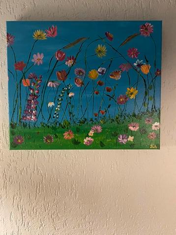 Vrolijk schilderij beschikbaar voor biedingen