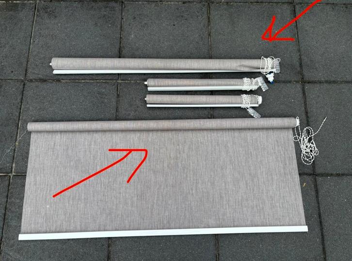 Gamma Rolgordijnen Bruin (1038) - Diverse Maten, Huis en Inrichting, Stoffering | Gordijnen en Lamellen, Zo goed als nieuw, 150 tot 200 cm