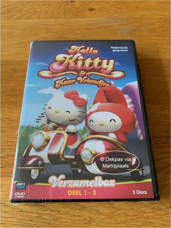 Dvd's Hello Kitty - Verzamelbox Deel 1 t/m 3 - NIEUW in Seal, Cd's en Dvd's, Dvd's | Kinderen en Jeugd, Nieuw in verpakking, Alle leeftijden