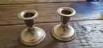 Twee vintage kandelaars, mogelijk zilver, Ophalen of Verzenden, Zilver