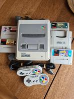 Nintendo Super nes met Top games & 2 controllers, Ophalen of Verzenden, Zo goed als nieuw, Met 2 controllers