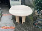 Beuken uitschuifbare tafel, Ophalen of Verzenden, Rechthoekig, 50 tot 100 cm