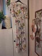 Witte lange zomerse jurk met bloemen DIDI – maat 38, Maat 38/40 (M), Wit, Didi, Ophalen of Verzenden