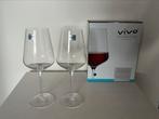 Vivo Villeroy & Boch rode wijnglazen. Nieuw in doos., Nieuw, Ophalen