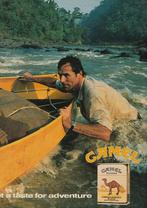 Retro reclame 1991 Camel sigaretten roeiboot op rivier, Verzamelen, Retro, Verzenden, Overige typen