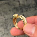 14k gouden ring slang prachtig model, 20 of groter, Heer, Ophalen of Verzenden, Zo goed als nieuw