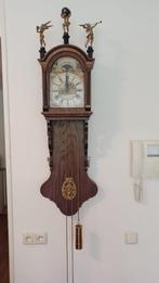 Antieke Zaanse klok mechanisch Warmink (maan en atlasfiguut), Antiek en Kunst, Antiek | Klokken, Ophalen