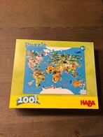 Haba 100 stukjes puzzel wereld, 6 jaar of ouder, Meer dan 50 stukjes, Ophalen of Verzenden, Zo goed als nieuw