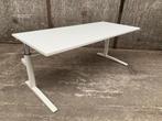 zo goed als nieuwe slinger verstelbare bureau's 180x80cm wit, Ophalen of Verzenden, In hoogte verstelbaar, Zo goed als nieuw