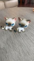 Littlest Pet Shop siamese shorthair cat 2x, Ophalen, Gebruikt