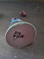 Oud bloemen kindje blauw jurkje KWO Ertsgebergte, Heikant 21 Kaatsheuvel, Gebruikt, Belle Vieille Brocante, Ophalen of Verzenden