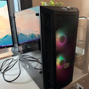 Game pc, zwart, amd ryzen 5 3600 + gtx 1660 super  beschikbaar voor biedingen
