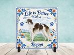 Life is Better With a Borzoi - Barsoi Tegel, Verzenden, Nieuw