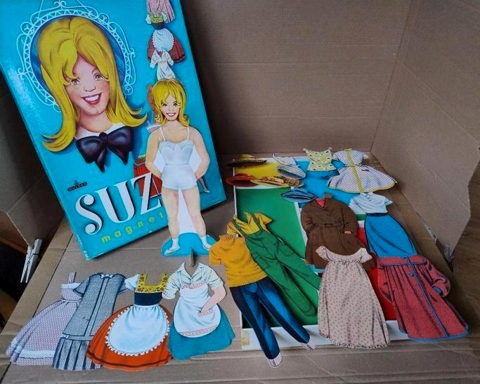 Suzy Magnetic vintage mode aankleed spel uit de jaren '70, Antiek en Kunst, Antiek | Speelgoed, Ophalen of Verzenden