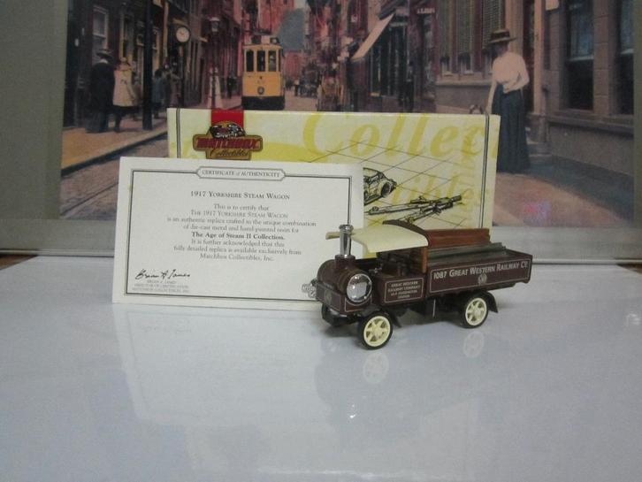 YORKSHIRE MODEL STEAM WAGON 1917 LOWEBRAU, Hobby en Vrije tijd, Modelauto's | 1:43, Nieuw, Auto, Overige merken, Ophalen of Verzenden