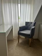 Fauteuil grijs, Huis en Inrichting, Fauteuils, Ophalen, Hout, Minder dan 75 cm, Zo goed als nieuw