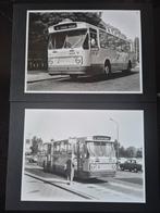 2 foto's Maarse en Kroon bus 1608 en 1612. 24x18 cm., Verzamelen, Spoorwegen en Tramwegen, Ophalen of Verzenden, Bus of Metro