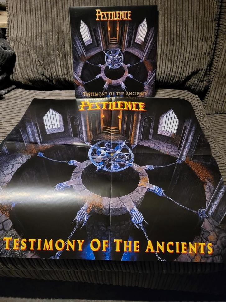 Pestilence - Testimony Of The Ancients 2LP (Ltd 100 copies), Cd's en Dvd's, Vinyl | Hardrock en Metal, Zo goed als nieuw, Ophalen of Verzenden