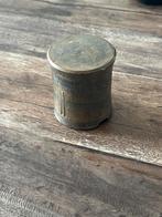 Vintage messing juweliers horloge aambeeldje, Antiek en Kunst, Ophalen of Verzenden