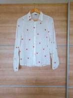 Zeeman hartjesblouse, maat 36 - Viral!, Kleding | Dames, Blouses en Tunieken, Zeeman, Wit, Nieuw, Ophalen of Verzenden