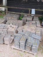 500 Vlakke Mulden Dakpannen - Gebruikt, Doe-het-zelf en Verbouw, Ophalen, Gebruikt, Steen of Klei, 15 m² of meer