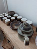 Antiek Noorwegen Lava thee servies merk Porsgrund, Ophalen