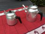 Oude vintage koffie kan en theepot, Ophalen of Verzenden