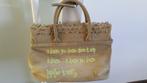 Tas Mia Bag beige/geel/groen met studs, spikes en steentjes, Ophalen, Nieuw, Beige, Handtas