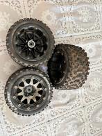 3x  Louise ST-UPHILL MFT 1/10 banden op 2.8" bead-lock velg., Ophalen of Verzenden, Gebruikt, Elektro, Onderdeel