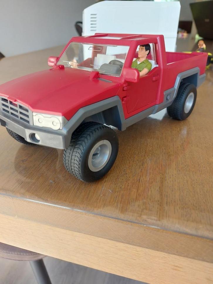 Schleich pick-up en paardentrailer+accessoires, Kinderen en Baby's, Speelgoed | Overig, Zo goed als nieuw, Jongen of Meisje, Ophalen of Verzenden