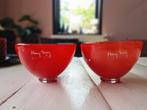 2 x Henry Dean glas, plm diameter 10 cm, Antiek en Kunst, Antiek | Glas en Kristal, Ophalen of Verzenden