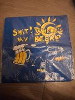 Nieuw shirt maat L met tekst shit where's my beer?, Ophalen of Verzenden, Nieuw, Maat 48/50 (M), Wit