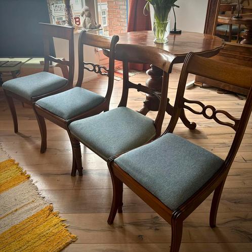 Antieke stoelen “Biedermeier” 1850, Antiek en Kunst, Antiek | Meubels | Stoelen en Banken, Ophalen of Verzenden