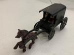 Gietijzer Paardenwagen met pap, mam en kids, Ophalen of Verzenden