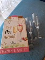 Champagne glazen, Glas of Glazen, Ophalen of Verzenden, Overige stijlen, Glas