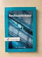 Rechtsoriëntatie A. Zwanenburg - 9e druk, Ophalen of Verzenden, Gamma, Zo goed als nieuw, HBO