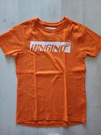 ZGAN shirt oranje VINGINO maat 128  koningsdag, Jongen, Ophalen of Verzenden, Zo goed als nieuw, Shirt of Longsleeve