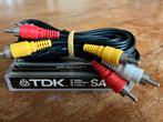 AV Composiet 3x RCA kabel Wit - Geel - Rood 150cm, Ophalen of Verzenden, Gebruikt, Minder dan 2 meter, Componentkabel