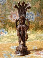 Mooi zwaar oud Oosters brons beeldje van een Naga Boeddha., Antiek en Kunst, Kunst | Niet-Westerse kunst, Ophalen of Verzenden