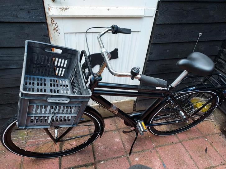 Herenfiets 28inch 51 hoog 3 versnellingen terugtraprem ., Fietsen en Brommers, Fietsen | Jongens, Gebruikt, 26 inch of meer, Versnellingen