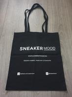 SNEAKER MOOD zwarte linnen tas/ shopper ~ TH0500, Ophalen of Verzenden, Zo goed als nieuw, Zwart