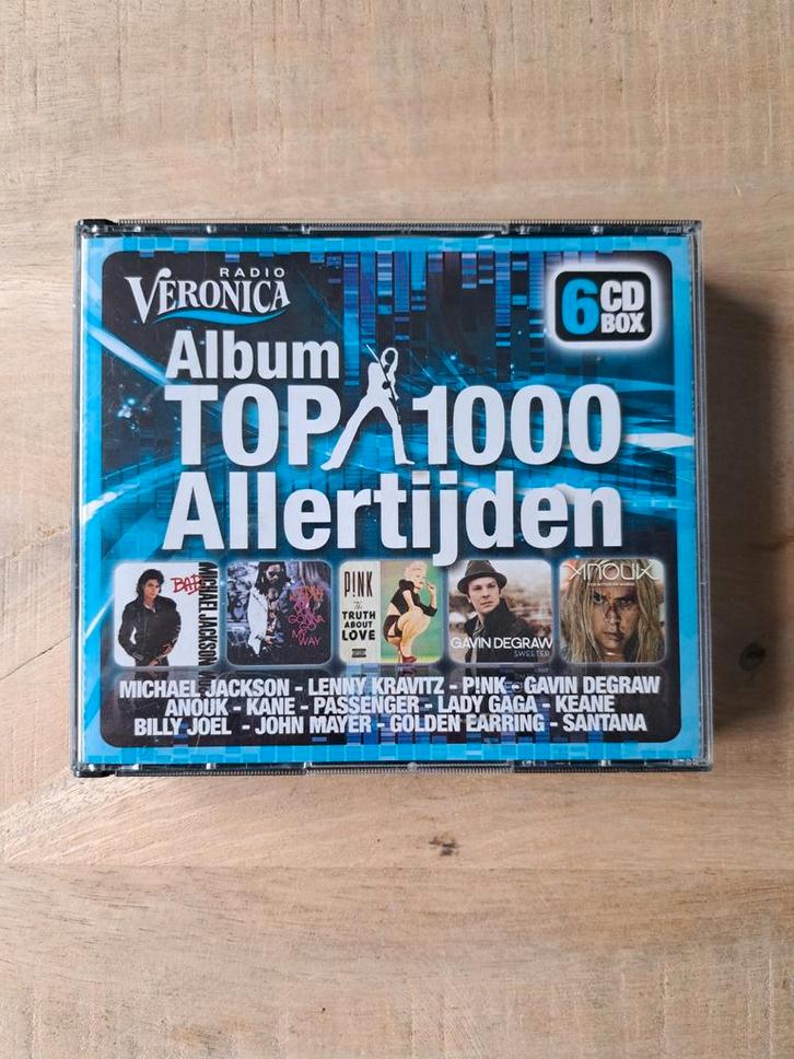 Radio Veronica Album Top 1000 Allertijden - 6CD Box, Cd's en Dvd's, Cd's | Verzamelalbums, Gebruikt, Pop, Boxset, Ophalen of Verzenden