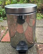 Brabantia pedaalemmer 5 liter, rvs, Huis en Inrichting, Woonaccessoires | Prullenbakken, Ophalen, Met pedaal, Zo goed als nieuw