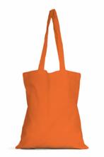 Partij oranje onbedrukte stoffen tasjes | 25 stuks | 38X42cm, Nieuw, Oranje, Shopper, Verzenden